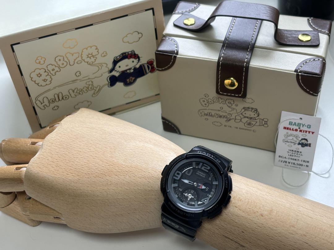 G-SHOCK/baby-G/限定/BGA-190KT/コラボ/キティ/黒/時計 (CASIO G-SHOCK/baby-G/限定/BGA-190KT/コラボ/キティ/黒/時計 (CASIO