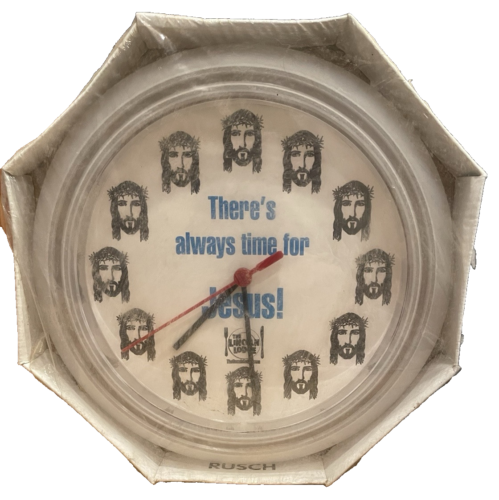 Wall Clock-There's Always Time For Jesus!