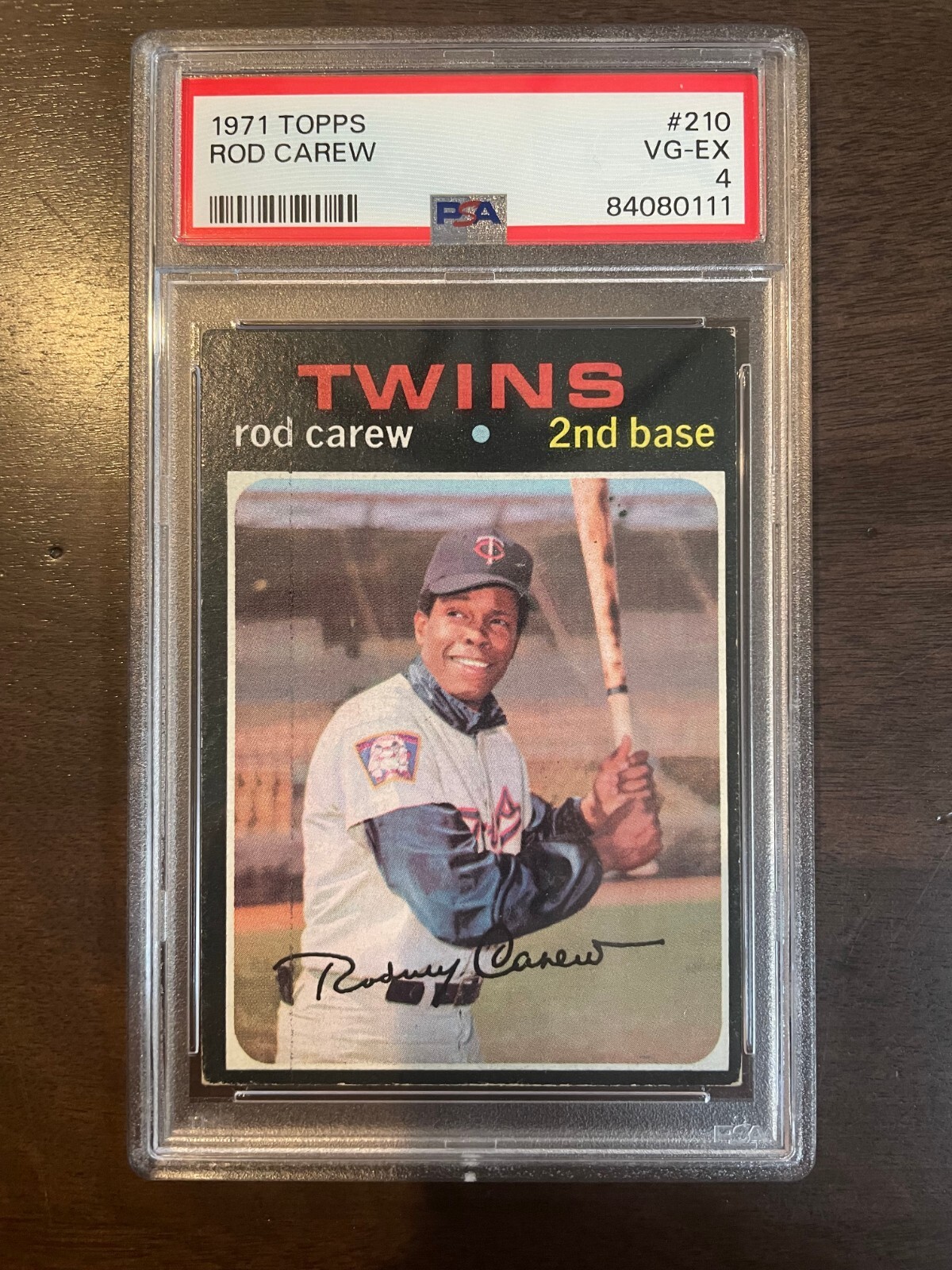 1971 Topps - #210 Rod Carew PSA VG-EX 4