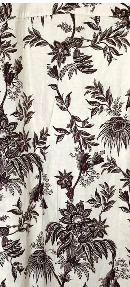 Daniel Cremieux Men's Button-up Short Sleeve Printed Shirt Sz XL Italian Fabric - Image 3 of 4