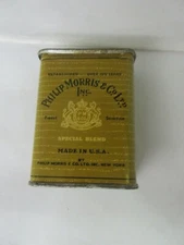 VINTAGE ADVERTISING PHILIP MORRIS  VERTICAL POCKET  TIN   64-