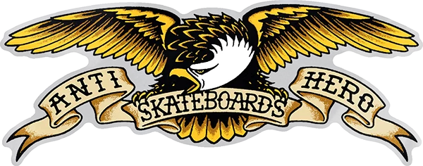 25+ Anti-Hero Skateboarding & Longboarding Stickers & Decals for