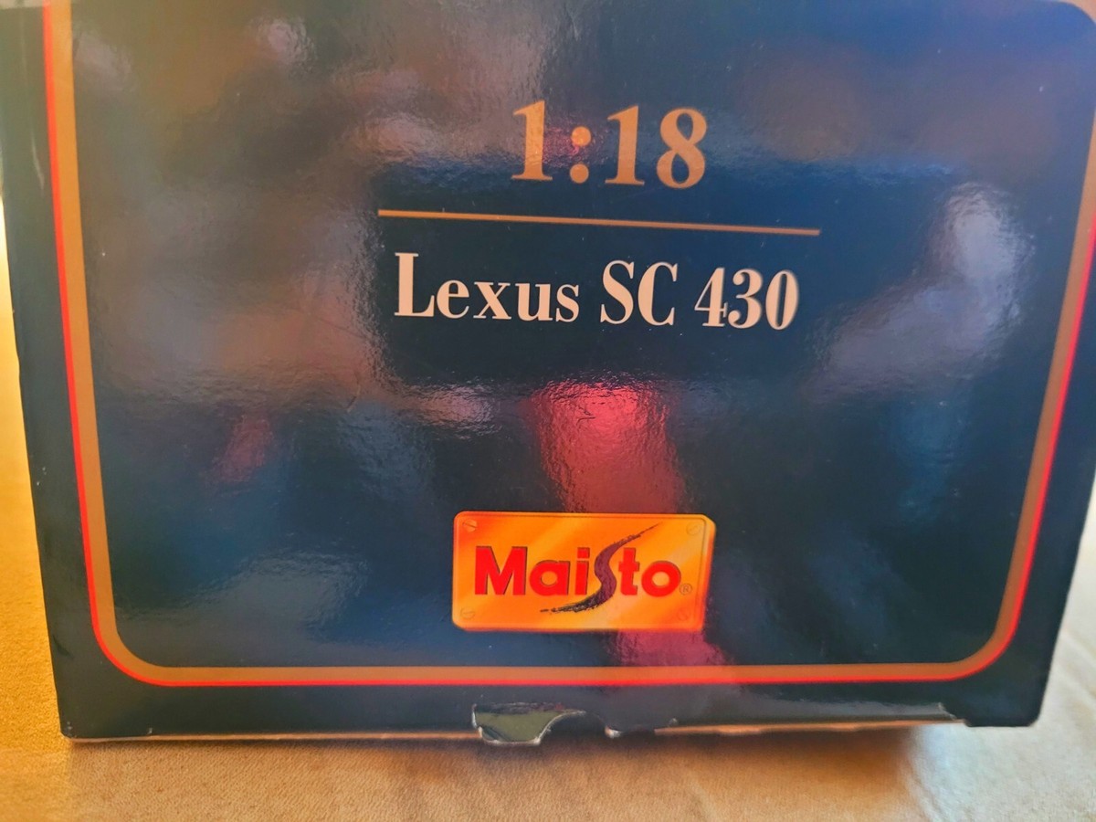 Maisto Lexus SC 430 Red Convertible Special Edition Model Toy Car