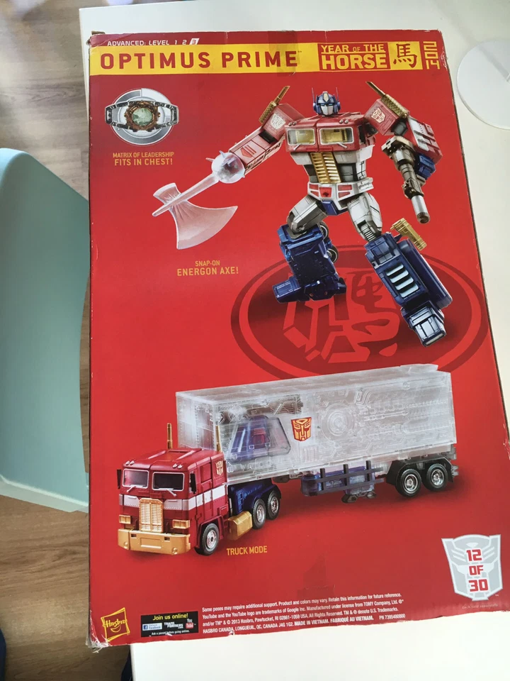 robot TRANSFORMERS masterpiece Mp-10 Year of the Horse Optimus Prime, rarissimo - Immagine 3 di 4