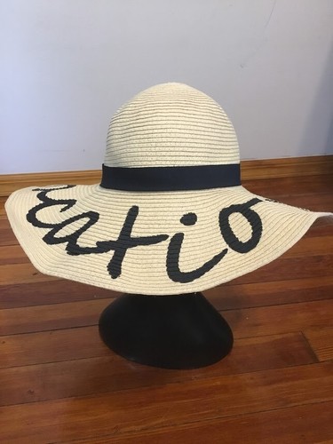 August Hat Company Summer Braided Sun Hat Paper Blend Natural Color