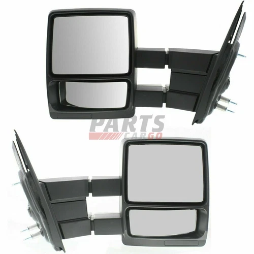 Fits 2004-2014 Ford F-150 Right & Left Towing Mirror Manual Folding Non Heated