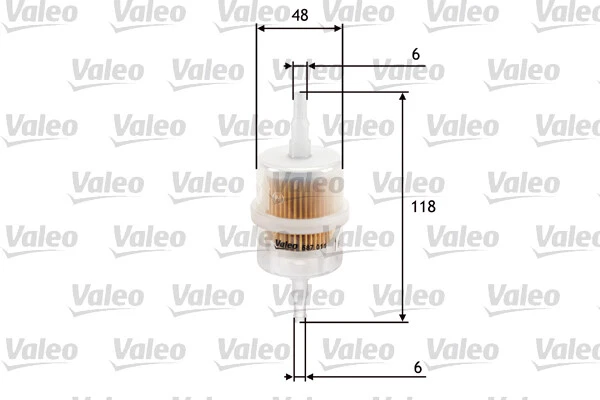 VALEO 587011 Fuel filter for AUDI,AUTOBIANCHI,FORD,LANCIA,NSU,RENAULT,SEAT,SKODA Foto 3 de 3