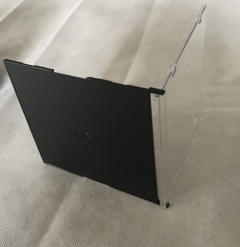 Single CD DVD Jewel Case Clear Black Tray 5.2mm Slimline - 第 5/5 張圖片