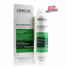 Vichy Dercos Anti-Dandruff Sensitive Scalp Shampoo 6.7oz/ 200ml