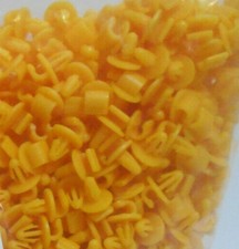 Lot of 100 Small Hole Plastic Single Wire Clips .11" MCB-3