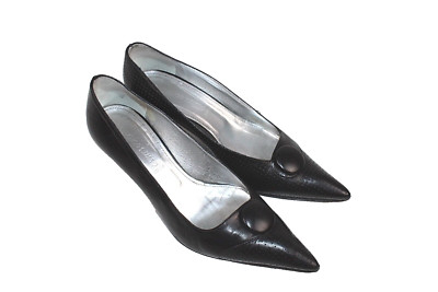 FRANCO RUSSO ITALIENISCHE DAMENSCHUHE PUMPS BUSINESS 38 ½  SCHWARZ