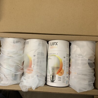 4 Stück LIFX MINI DAY DUSK SMART LED GLÜHBIRNE DIMMBAR E27 9W Apple Google Alexa