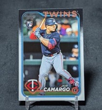 Jair Camargo Rookie RC 2024 Topps Update Series Card #US314 Minnesota Twins