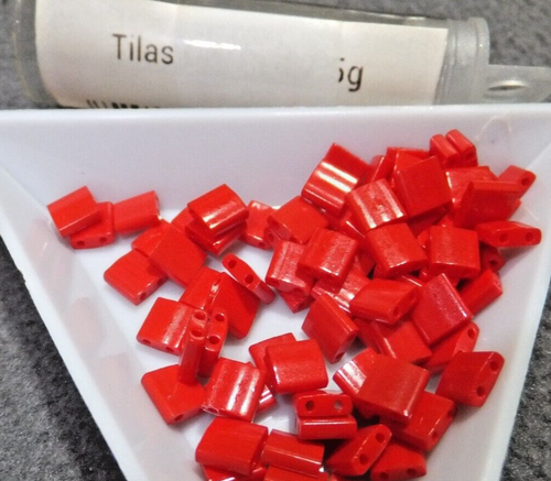 MIYUKI Tila 5mm 2-Hole Tile Beads !!PRICE DROP!! **DESTASH** - Picture 9 of 10