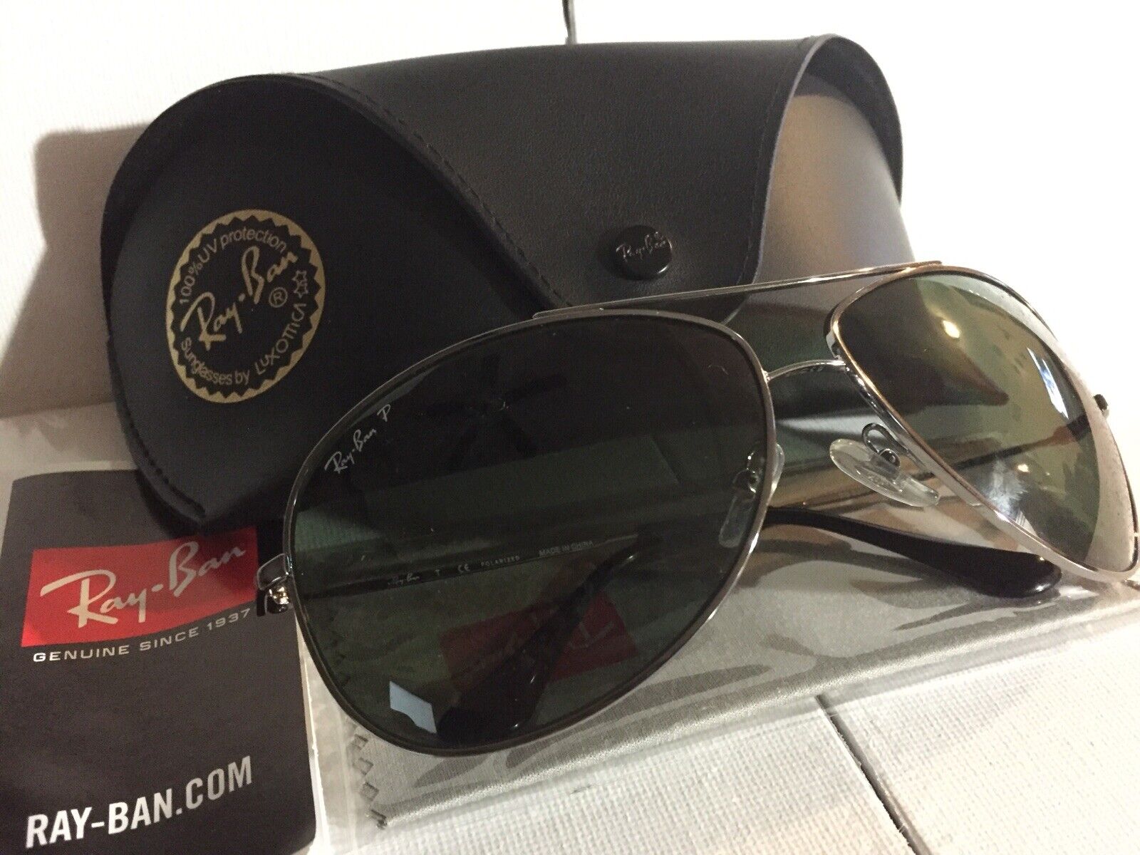 Authentic Ray-Ban RB3293 004/9A Highstreet Polarized Aviator Authentic Ray-Ban RB3293 004/9A Highstreet Polarized Aviator