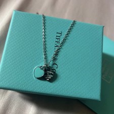 Return to Tiffany & Co. Double Heart Necklace