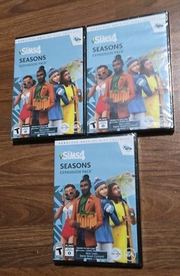 THREE NEW & SEALED The Sims 4 Seasons Expansion Pack - PC / MAC Digital Download