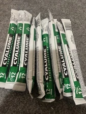 Box Of 10 Snap light Cyalume 6" Light sticks Green