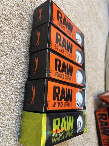 3 Boxes of Slazenger Raw Distance Xtreme TI Golf Balls- #'s 3, 4, 4 - Picture 3 of 4