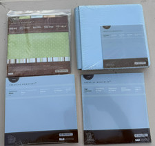 Set of 4 Creative Memories 8x8 Scrapbook Photo Albums, Page Refills  Protectors