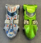 Hot Wheels Redlines - 1969 Light Green Twin Mill & 1976 Chrome Twin Mill II Lot