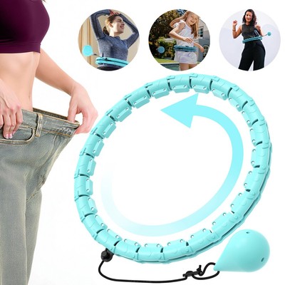 Fitness Reifen Hula Hoop Hula Hoops mit Gewichtsball Gewichtet für Erwachsene
