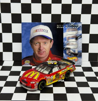 *LOOSE* NASCAR Hot Wheels 2000 Bill Elliott McDonald's Ford Taurus 1/64 - Image 1 of 4