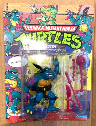 VTG.1990 TMNT Teenage Mutant  SLASH  UNPUNCHED NEW GRADEABLE