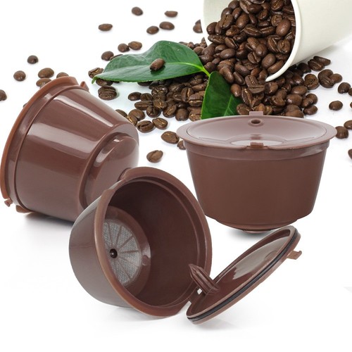 3pz/Set Capsule Caffè Dolce Gusto Ricaricabili con Martelli in Metallo Massello - Foto 9 di 27