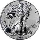 2019-W Silver American Eagle $1 Enhanced Reverse Proof PCGS PR70 1st Strike