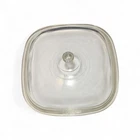 Vintage Pyrex Clear Glass Lid for 10" Square CorningWare Casserole Dish #A-12-C