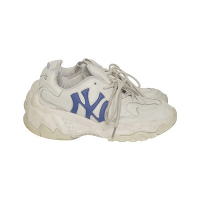 MLB, Trainingsschuhe, Größe: 39, model: big ball chunky, Beige/Blau #Y66