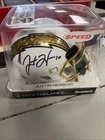 Justin Herbert Fanatic Certification New Sealed Custom Signed Mini Speed Helmet