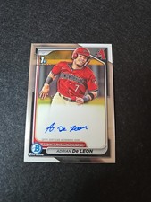 2024 Bowman Chrome - Prospect Autographs Adrian De Leon #CPA-ADC (AU, RC)