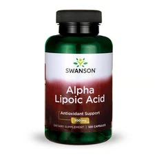 Swanson Alpha Lipoic Acid Capsules, 300 mg, 120 Count
