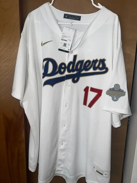 Preços baixos em Nike Los Angeles Dodgers Branco Roupas e