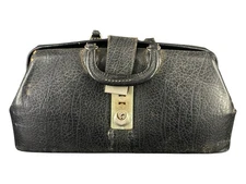 Antique Kruse Genuine Cowhide Leather Doctor's Bag 16 29