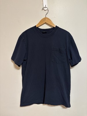 Filson Navy Blue Blank Pocket T Shirt Size Men s Medium Made In USA