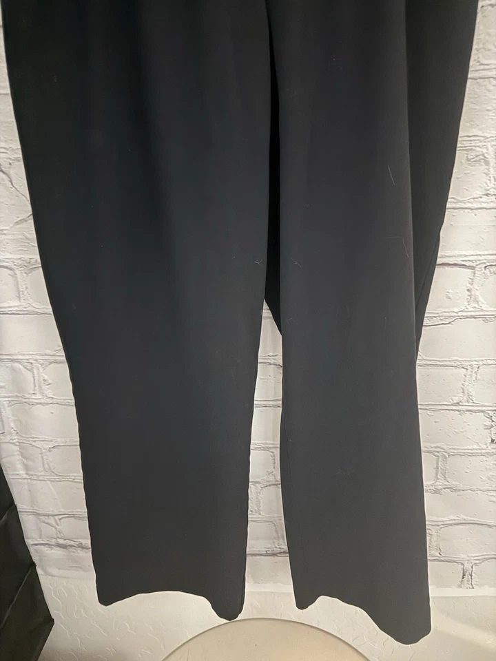Colección 212 Pantalones de Cintura Elástica Negro Sólido Bolsillos ELASTIZADOS Mujer 22W Foto 3 de 4