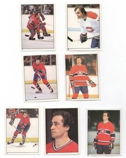 GUY LAFLEUR MONTREAL CANADIENS 1981 O-PEE-CHEE STICKERS +  ROBINSON & GAINEY