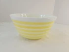 Pyrex Yellow Stripe Mixing Bowl 402 Made In USA 1 1/2 Qt. VINTAGE