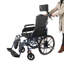 Transport Wheelchair Travel Self-Propelled Wheelchair Portable Wheelchair 100kg