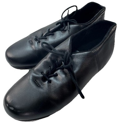 Capezio CG19 Cadence Tap Shoes Black Leather Kids 4.5 M Tele Tone Taps