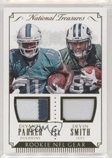 2015 Panini National Treasures Prime /25 Devante Parker Devin Smith #RNGC-PS RC