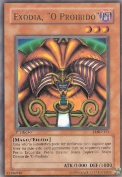 YuGiOh Exodia the Forbidden One LDB-PT124 Ultra Rare Portugiesisch Excellent 1st