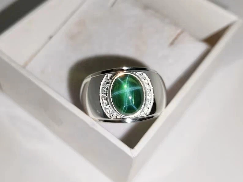 Anello Uomo A Sigillo Tondo Con Om In Argento 925 - 073ST - Foto 4