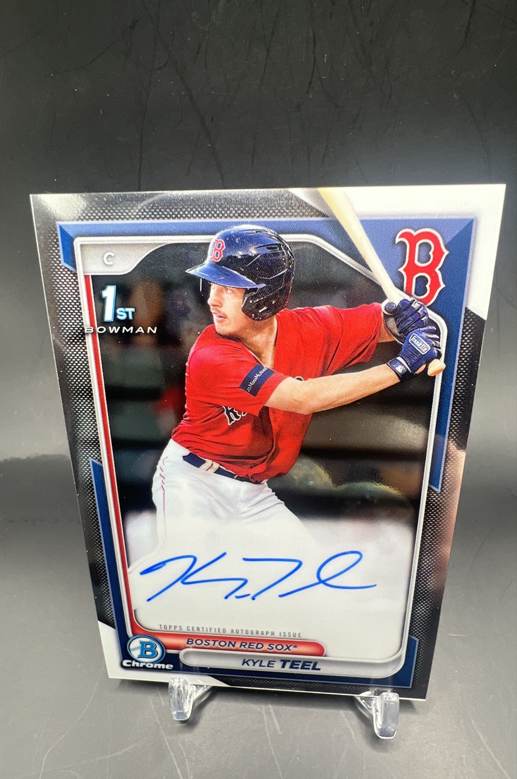 2024 Bowman - Chrome Prospect Autographs Kyle Teel #CPA-KT (AU, RC)