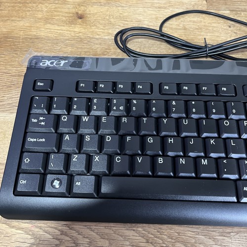Acer SK-9620 SLIM PS2 Wired Keyboard Qwerty UK Layout - Picture 2 of 10