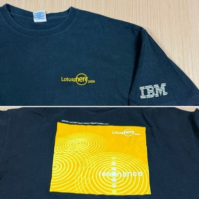 Vintage y2k IBM Computers Lotus T Shirt XL geek cyber punk Lotusphere Disney