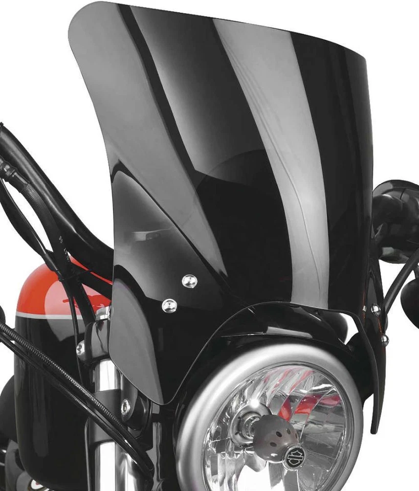 Mohawk Windshield For Triumph Legend TT 900 1999-2002 Short Straight Arms Black - Image 3 of 4
